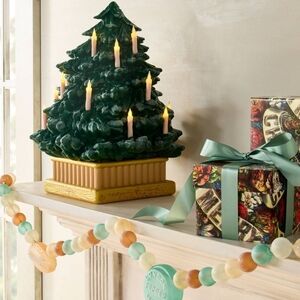 NEW John Derian x Target Christmas Tree Lit Blow Mold 14" Vintage Inspired